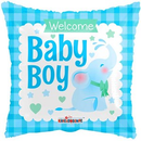 APAC Foil Balloon Blue Baby Boy Elephant 18