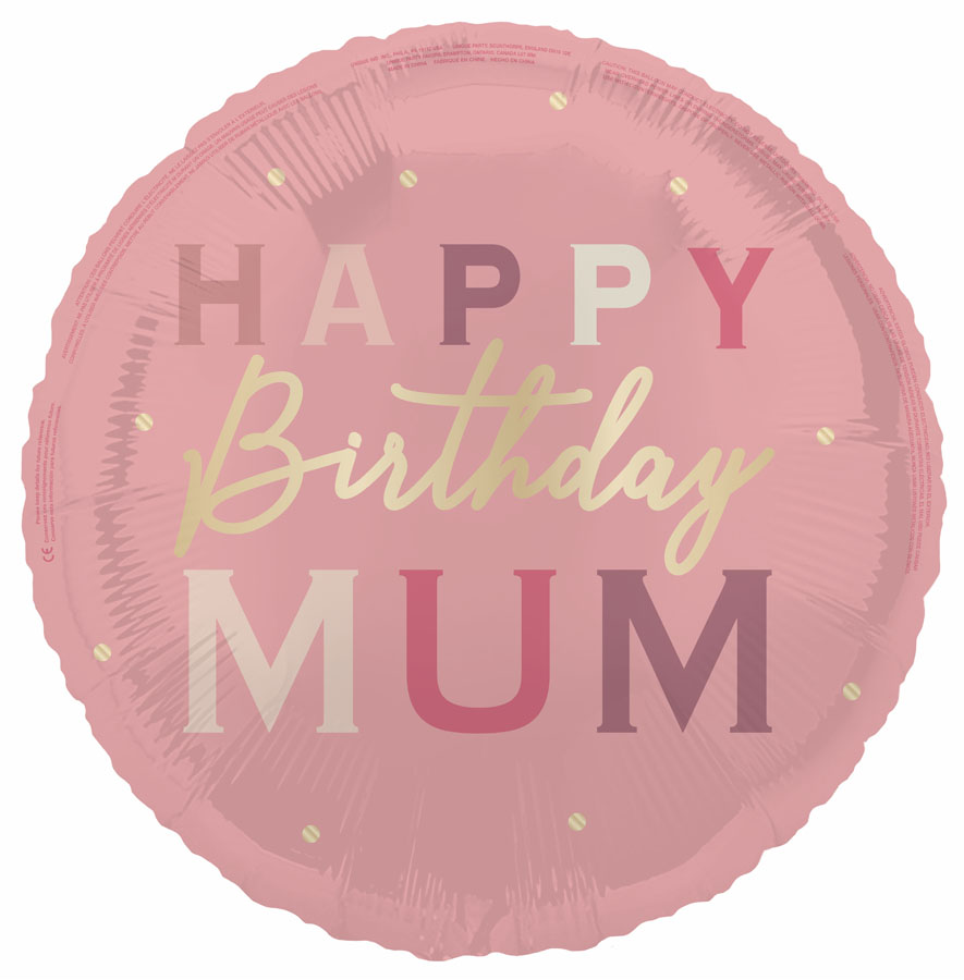 Unique Birthday Mum 18" Foil Balloon