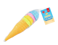 Colorful Gem Imports sand mold ice cream toy for kids, perfect for creating fun sand and ice cream shapes during playtime.