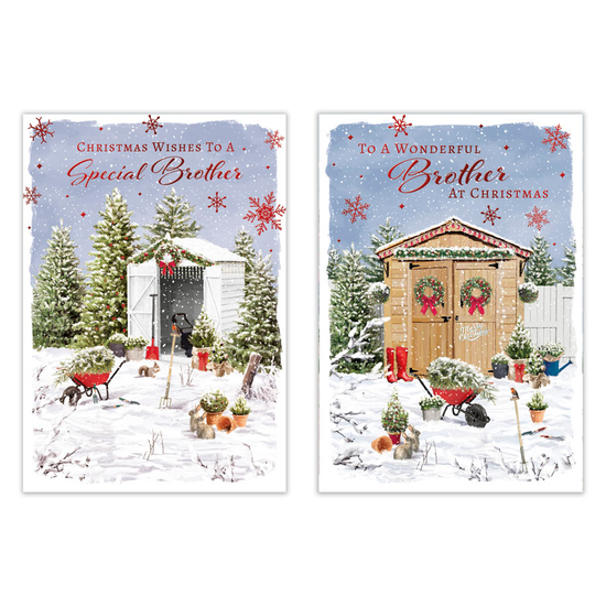 Poppyhill 12 Pack Cards C50 Christmas Brother