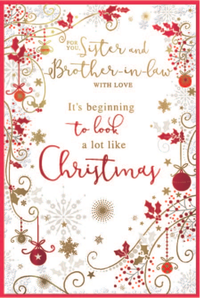 Simon Elvin C75 Christmas Sister & BIL 6pk