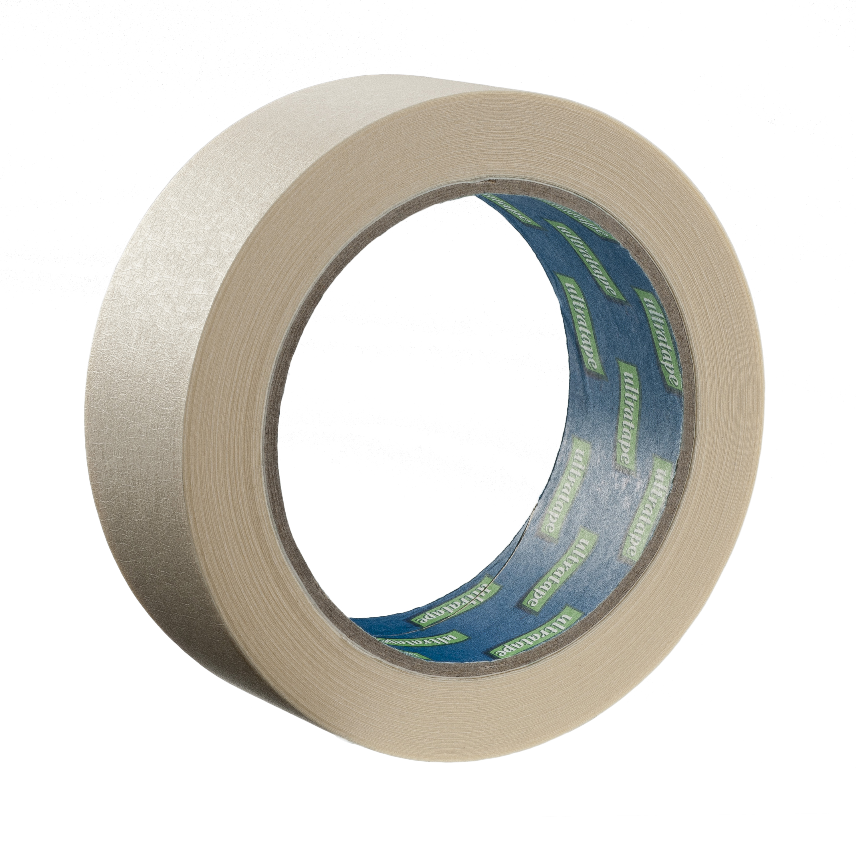 Ultratape masking tape 36mm x 50m, 6-pack, yellow adhesive tape for painting and decorating projects.