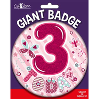 Big Badge Age 3 Female