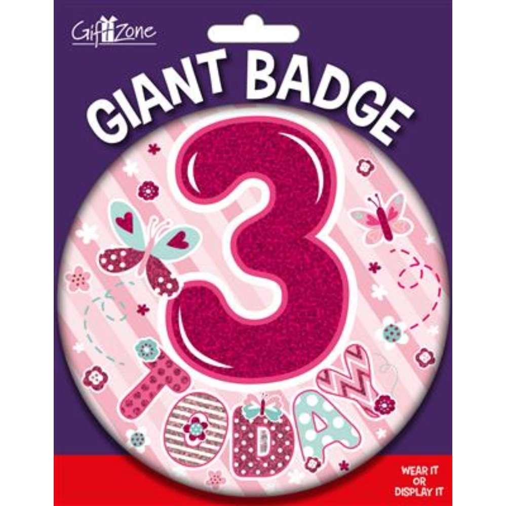 Big Badge Age 3 Female