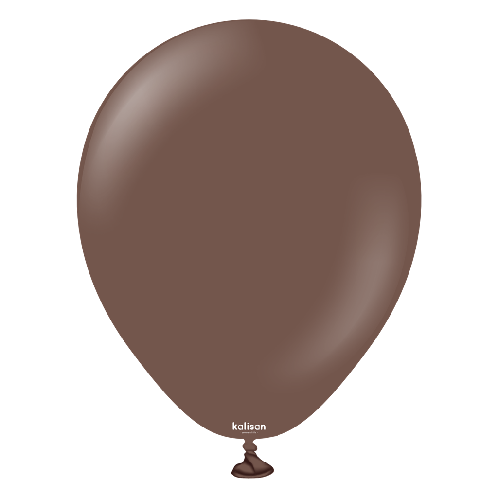 Kalisan Standard Chocolate Brown 5" Latex 100pk