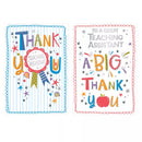 Set of six Poppyhill C50 Thank You Teaching Assistant cards with colorful designs for expressing appreciation.