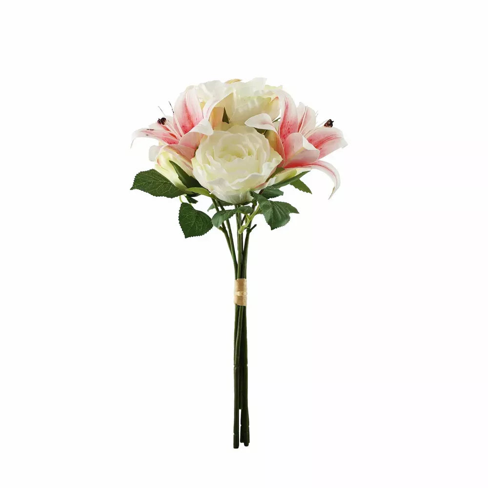 Lily Mix Bouquet Cream/Pink