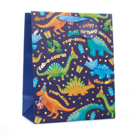 Tiger Feet Gift Bag Dinosaur Extra Large 6pk