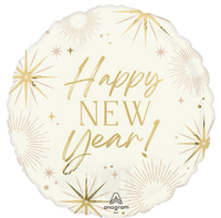 Anagram Foil Balloon Golden Soiree New Year 18"
