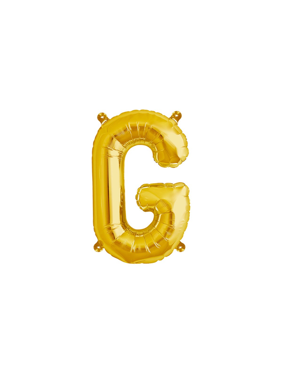 Northstar Foil Balloon Gold 16" Letter G