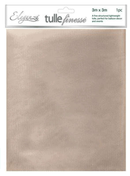 Eleganza Tulle Square Silver 3m x 3m