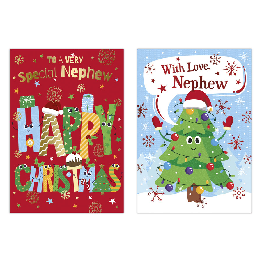 Poppyhill 12 Pack Cards C50 Christmas Nephew
