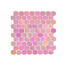 Oaktree Sequin Wall Panel Pink Iridescent 30cm