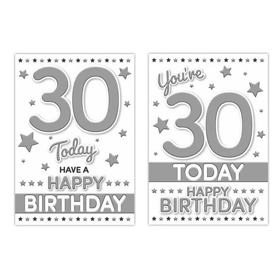 Poppyhill C50 Birthday Age 30 12pk