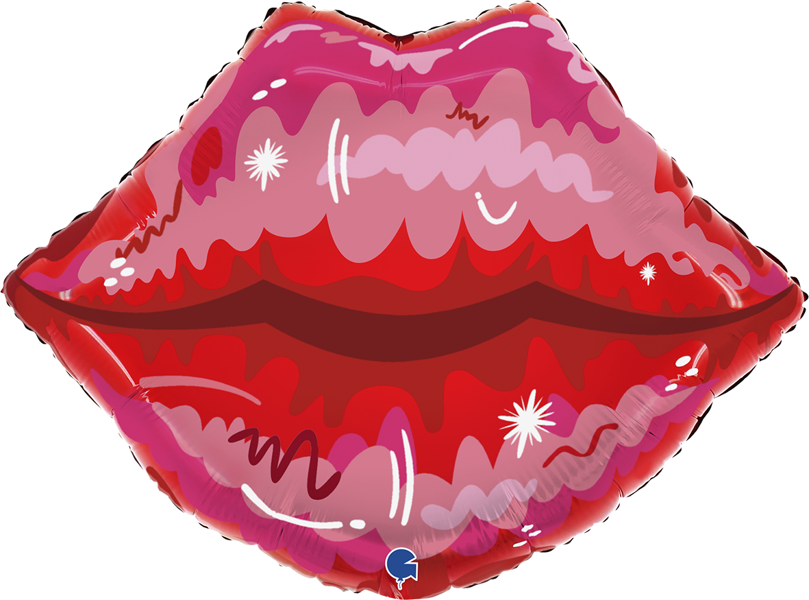 Lips 22" Foil Balloon