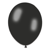 Tiger Feet 6 x 8pk Latex Balloons Black 10
