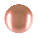 Decotex Chromium Rose Gold 24" Latex Balloons 3pk