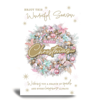 Prelude 6 Pack Cards C75 Christmas Wreath