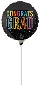 Anagram Foil Balloon Satin Cosmic Future Grad 9