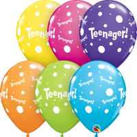 Qualatex Teenager 11" Latex Balloons 25pk