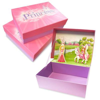 Gift Box Pop Up 3D Set Of 2 Princess