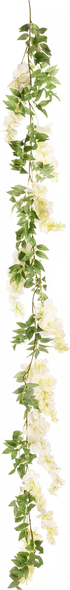 Eleganza Wisteria Garland White 1.8m