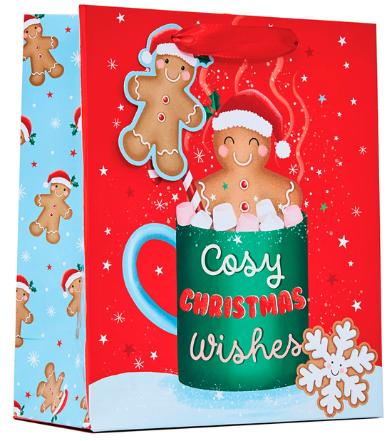 Partisan 6 Pack Gift Bag Cosy Christmas Medium