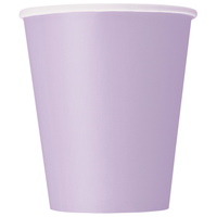 Unique 14 Pack Cups Lavender 9oz