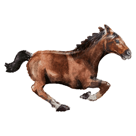 Anagram Galloping Brown Horse 40" Foil Balloon