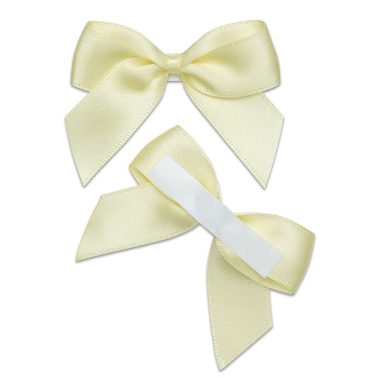 Italian Options 12 Pack Ribbon Bows Lemon 5cm