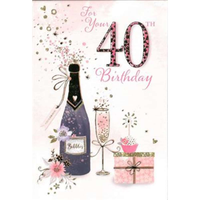 Simon Elvin C50 Birthday Age 40 6pk