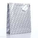 Tulip 6 Pack Gift Bags Silver Holographic Large