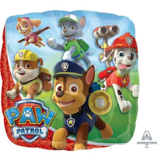 Anagram Paw Patrol 18" Square Foil Balloon