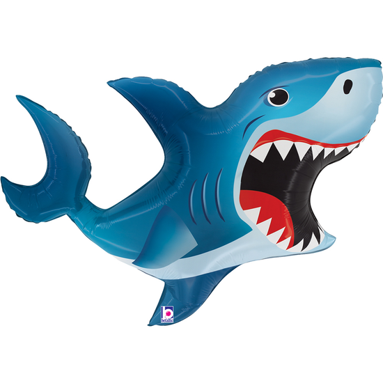 Grabo Foil Balloon Blue Shark 35