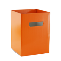 APAC Flower Box Pearl Orange 10pk 18x18x24.5cm