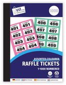 Cloakroom Tickets 1-1000