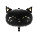 Black & Gold Cat 19" Foil Balloon