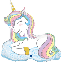 Macaron Pastel Unicorn 39" Foil Balloon