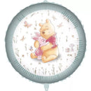 Procos Winnie the Pooh 18-inch foil balloon featuring a colorful cartoon of Winnie the Pooh for birthday celebrations.
