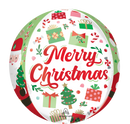 Anagram Foil Balloon Orbz Jolly Old Santa 16
