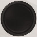 Unique 16 Pack Plates Midnight Black Round 9