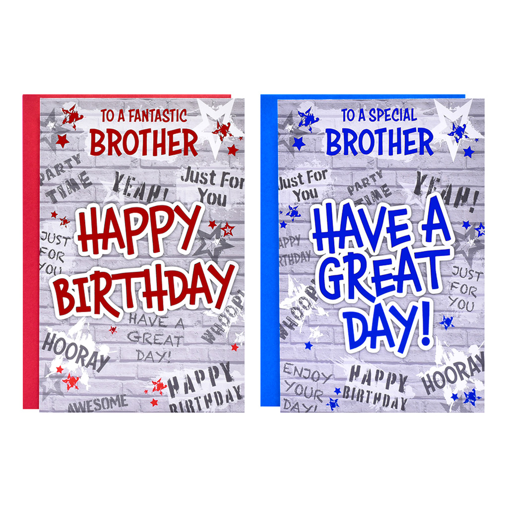 Poppyhill C50 Birthday Brother 12pk