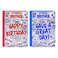 Poppyhill C50 Birthday Brother 12pk
