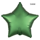 Anagram Satin Luxe Emerald 18" Star Foil Loose