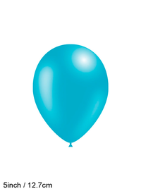 Decotex Pro Metallic Turquoise 5" Latex 100pk