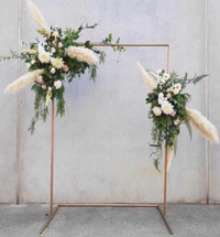 Rectangular Frame W/Stand White 200x160cm