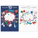 Poppyhill 12 Pack Cards C50 Birthday Age 10