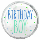 Unique Foil Balloon Birthday Boy 18"