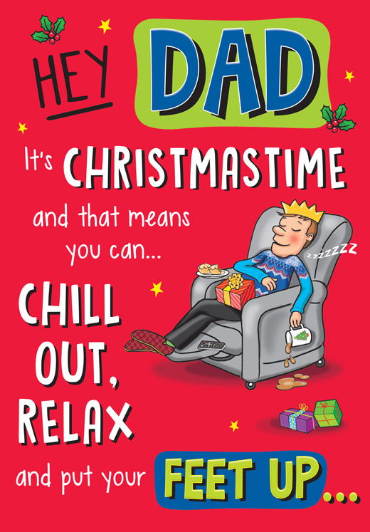 Regal 6 Pack C75 Cards Christmas Dad