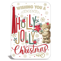 Prelude 6 Pack Cards C50 Christmas Bear With Text